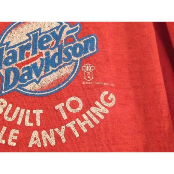 Harley Davidson T-Shirt 1987 Reno Nevada Womens  Large Vintage - Picture 4 of 10